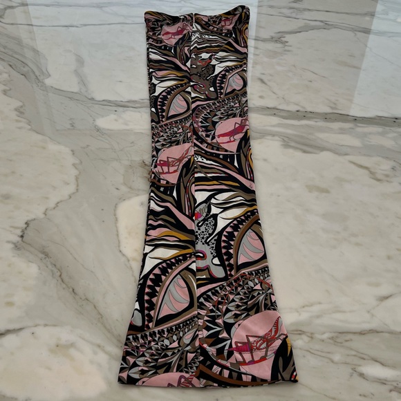 EMILIO PUCCI BROWN PINK GRASSHOPPER PANTS MODEL 61RT76 SIZE IT 42 / US 8 - Picture 8 of 17